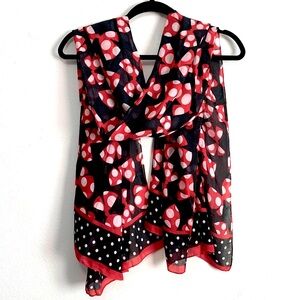 Disney Store Polka Dot Bows Scarf